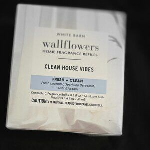 Bath and Body Works /White Barn Clean House Vibes Wallflowers 2 pc Refill